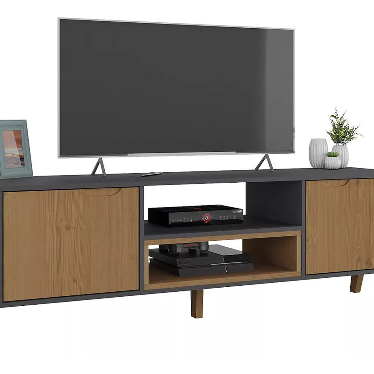 TODODESCUENTO - Mueble Rack Tv - Veneza 70'' - Living