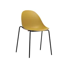 SUR DISEÑO - Silla Vivid Legs Amarillo Ocre