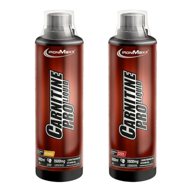 IRONMAXX - PACK 2 FRASCOS CARNITINA ALEMANA PRO LIQUID 500ML – IRONMAXX