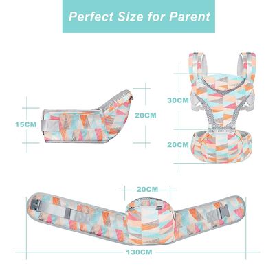 Imagen 2 del producto Portabebé Mochila Ergonómico Multifuncional 6 en 1