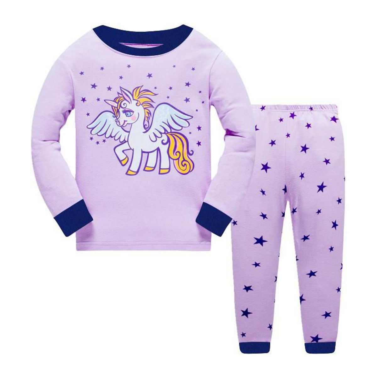 GENERICO - Pijama Largo Algodón Niños Otoñoinvierno