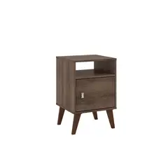 HOGA - Velador con Puerta Praga Rustico