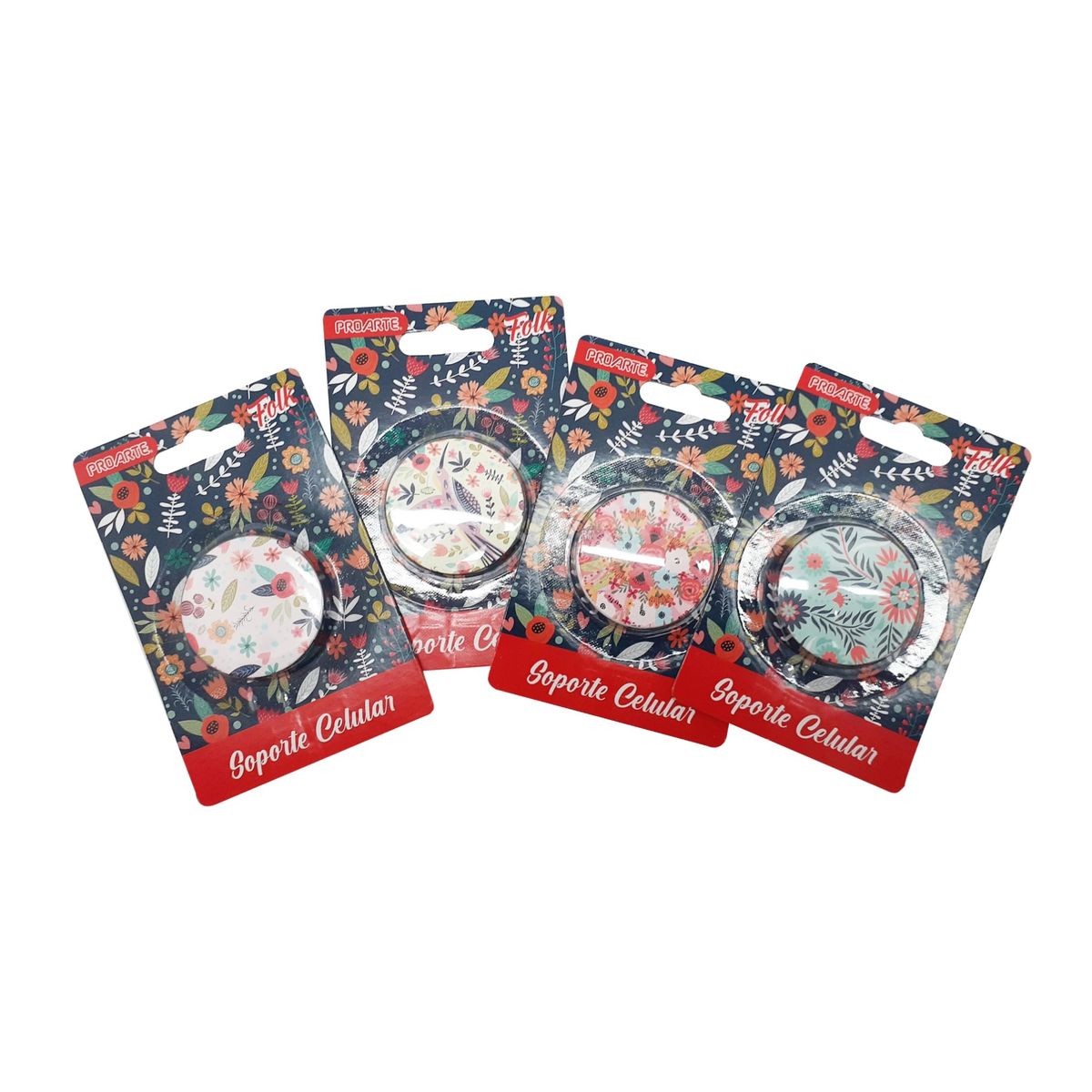 PROARTE - Soporte pop socket para celular diseño Folk