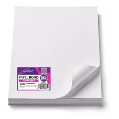 GENERICO - 500 Hojas Papel 6 Bond Blanco B5 106gr Hojas Agenda