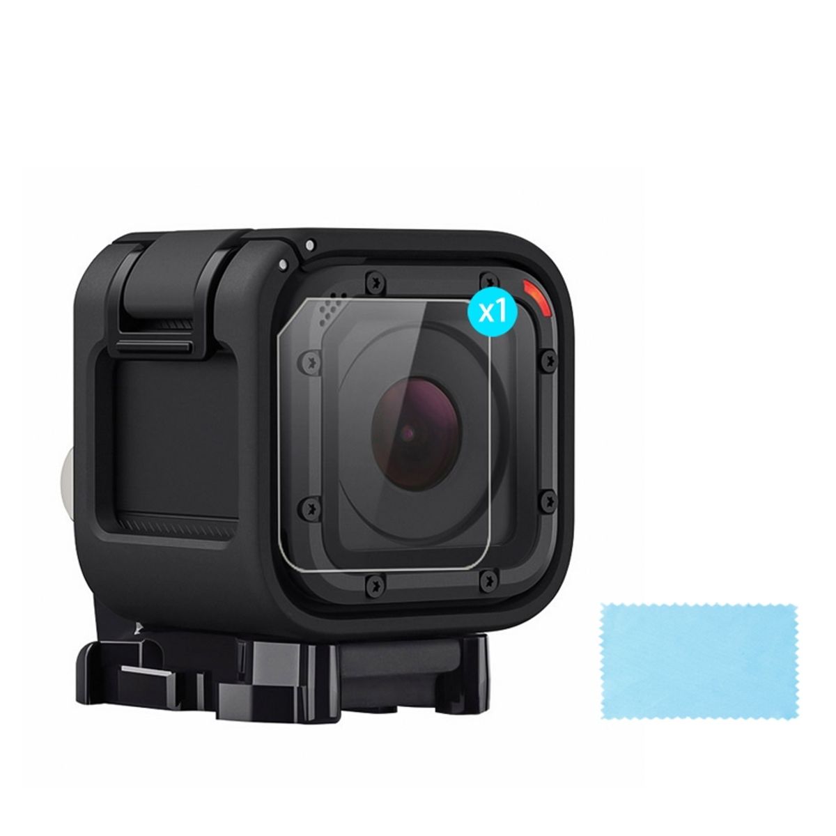 GENERICO - Lámina Protectora De Vidrio Templado Gopro Hero 4 5 Session