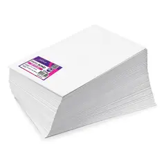 GENERICO - 500 Hojas De Papel 6 Bond Blanco 106gr Tamaño A6 Agenda