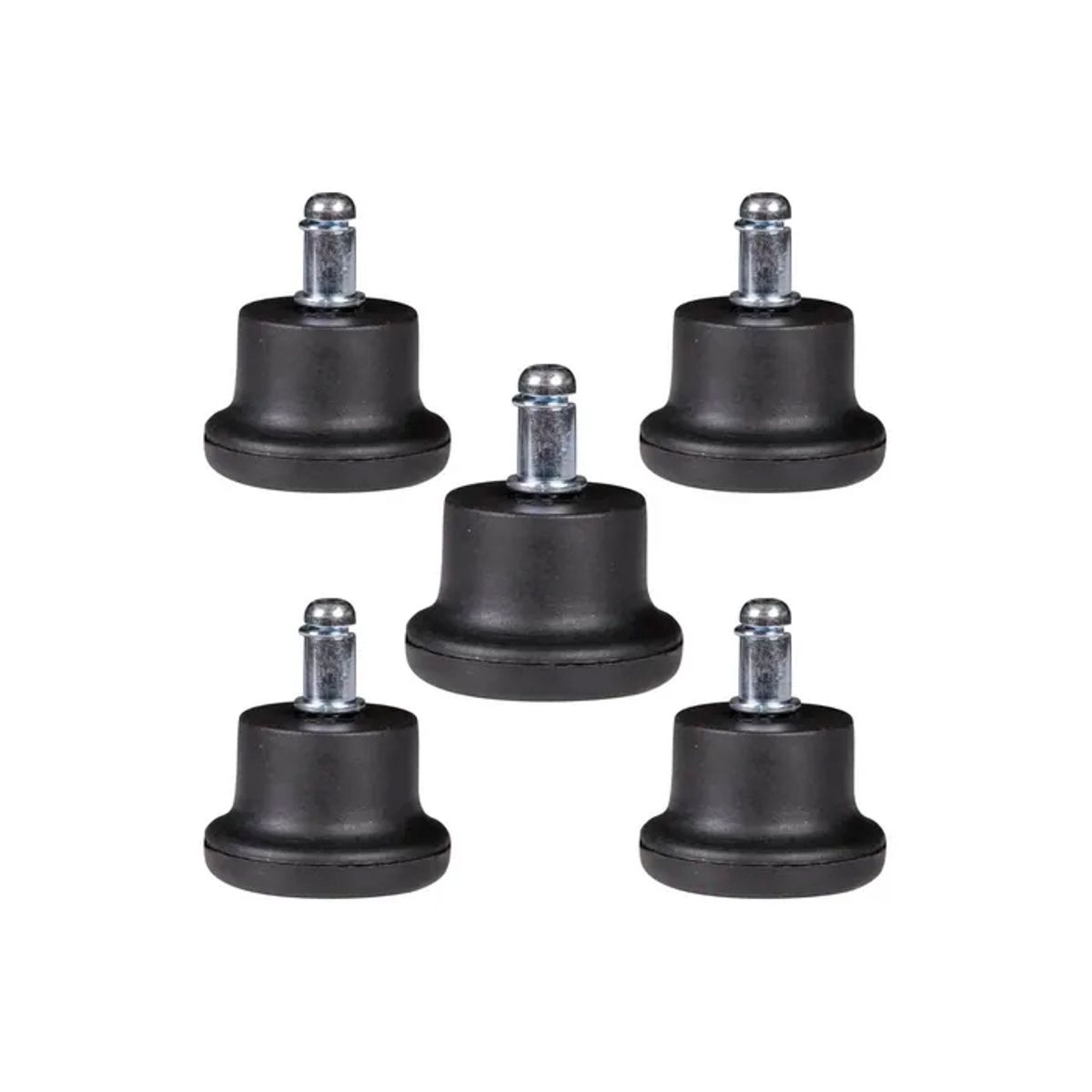 EON - Patines Fijos Para Sillas Peluqueria, Escritorio, 5 Unidades