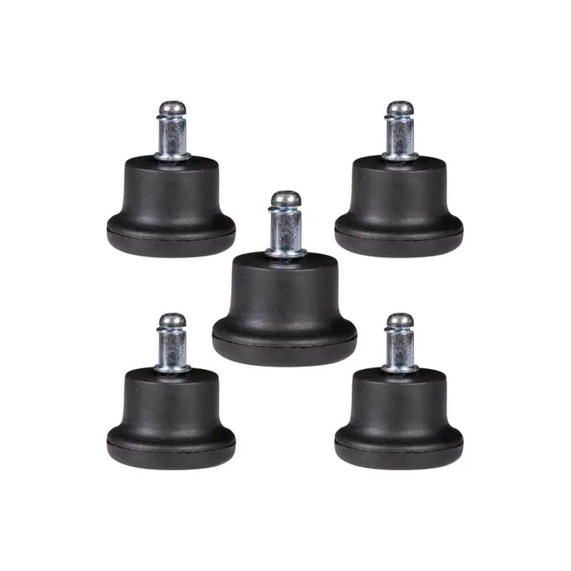 GENERICO - Set De 5 Patines Para Sillas Giratoria