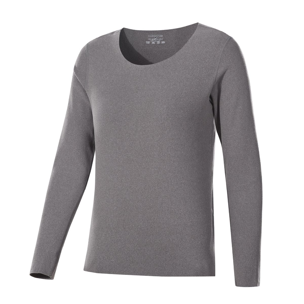 ANDESLAND OUTDOOR APPAREL - Polera Primera Capa Cuello Sin Costuras Blanford Gris Mujer