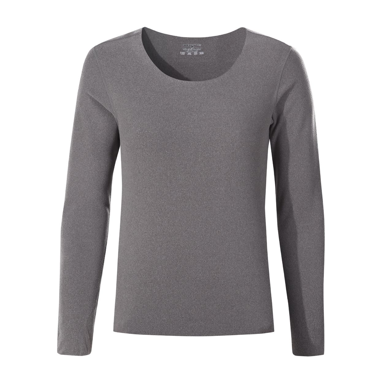 ANDESLAND OUTDOOR APPAREL - Polera Primera Capa Cuello Sin Costuras Blanford Gris Mujer