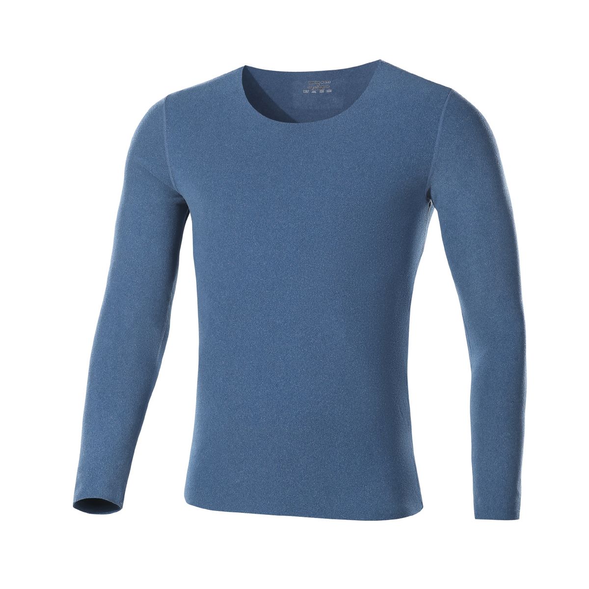 ANDESLAND OUTDOOR APPAREL - Polera Primera Capa Cuello Sin Costuras Blanford Azul Hombre