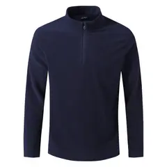 ANDESLAND OUTDOOR APPAREL - Polera Micropolar Segunda Capa Chilla Azul Hombre