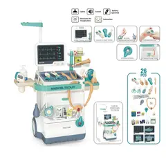 GENERICO - Juguete Kit Medico Mesa Con 26 Accesorios Multifuncional