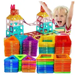 GENERICO - Juguete Construccion Castillo Bloques Magneticos 77 Piezas