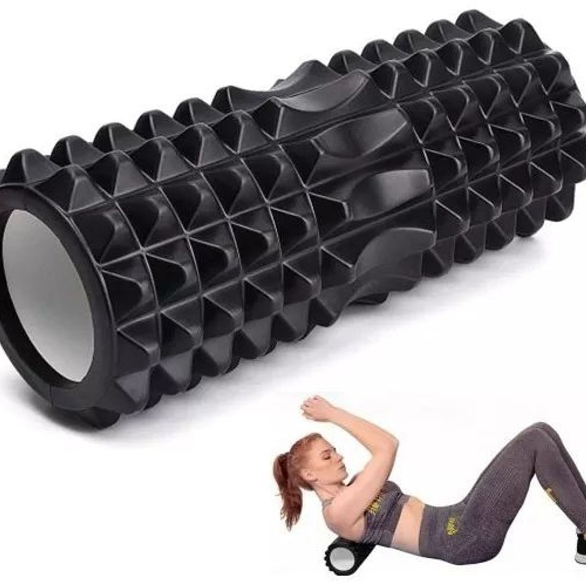 KUANGYE - Rodillo Elongación Foam Roller Masaje Recuperación Ejercicio