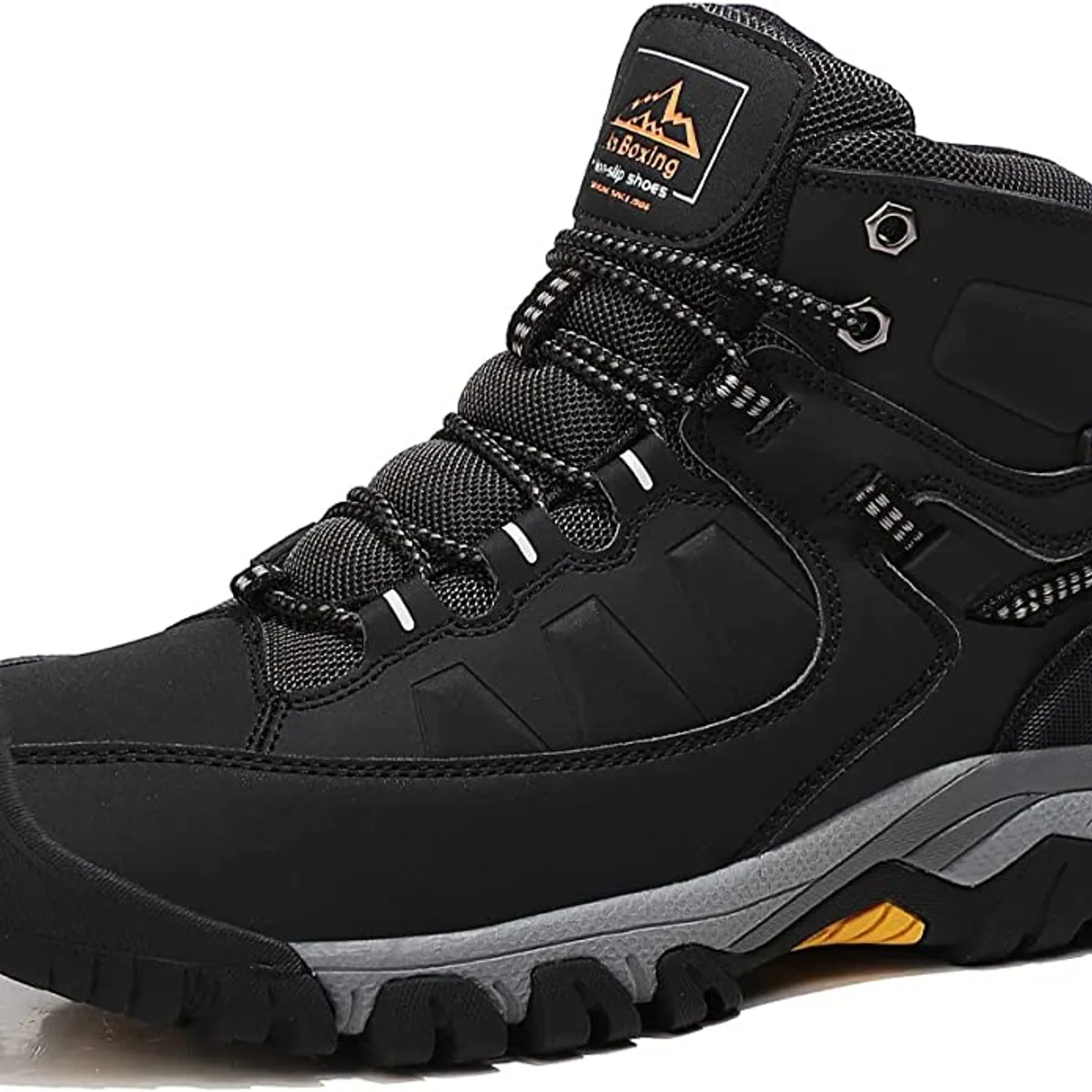 SHANDIAN - Zapatos de montaña impermeable y antideslizante de hombre