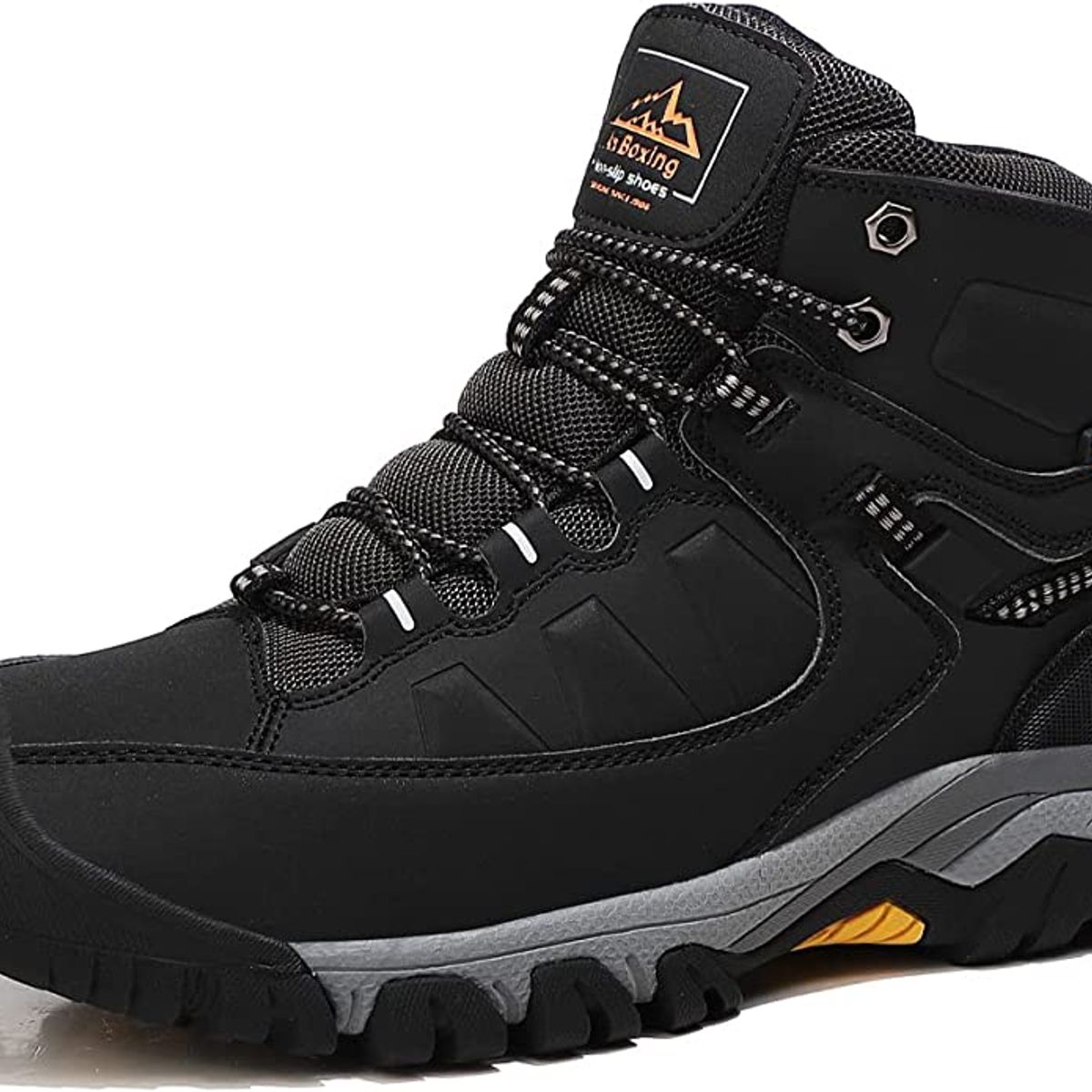 SHANDIAN - Zapatos de montaña impermeable y antideslizante de hombre