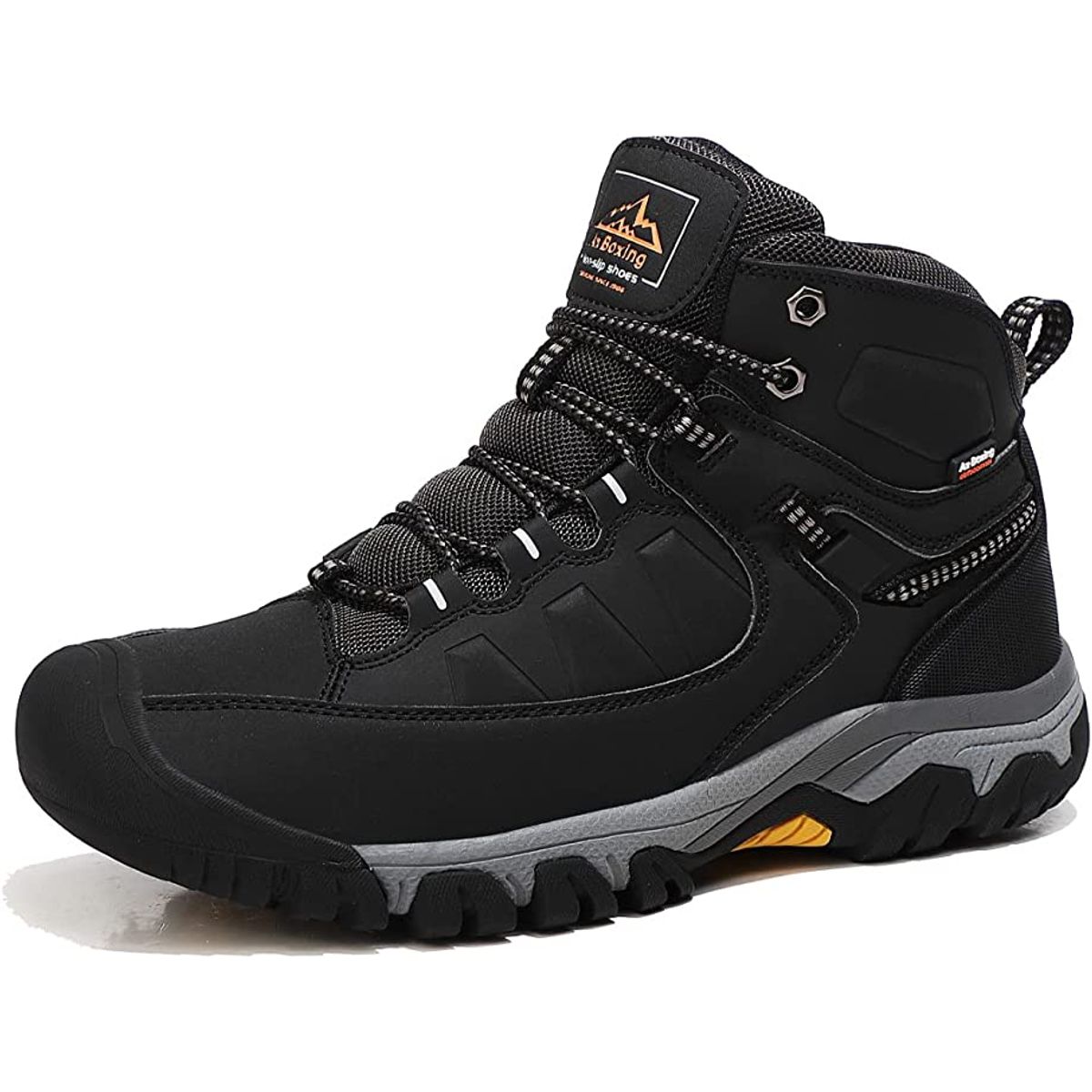 SHANDIAN - Zapatos de montaña impermeable y antideslizante de hombre