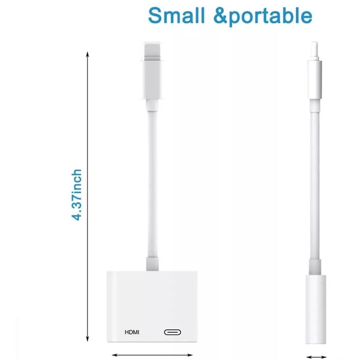 KUANGYE - Adaptador Digital Hdmi Para Iphone Ipad Hasta 1080p Kuangye