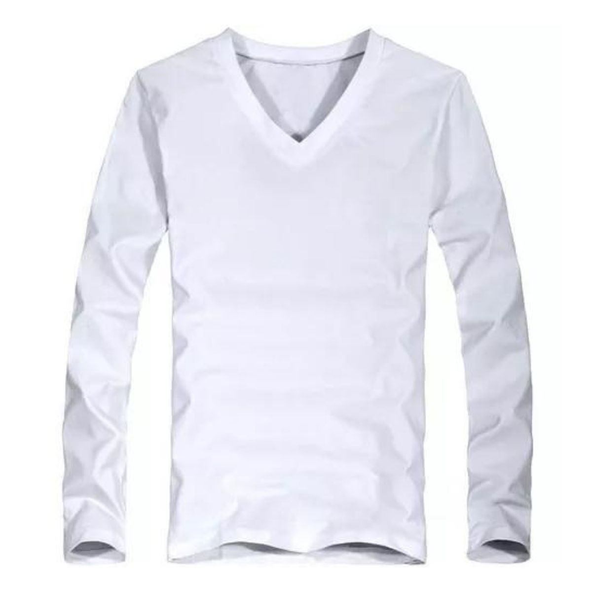 LOOK SHOP - Camiseta Manga Larga Cuello V Hombre. Fibra Bambú 274