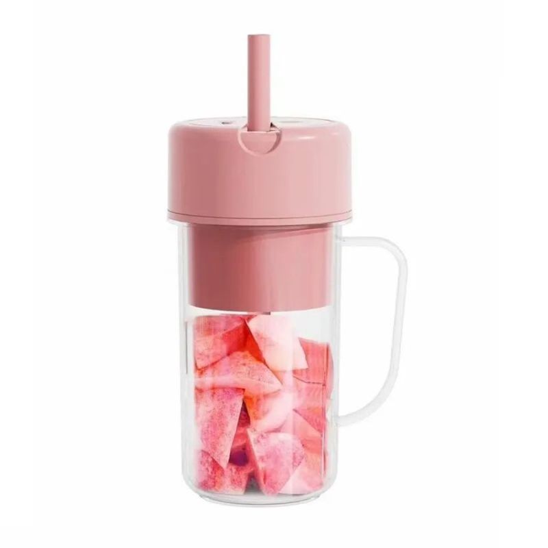 GENERICO - Vaso Botella Licuadora Recargable Juguera Batidora Portatil Rosado