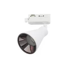 HB LEDS - Foco Decorativo Monofásico Porta 1GU10 Blanco Incluye Ampolleta Cálida