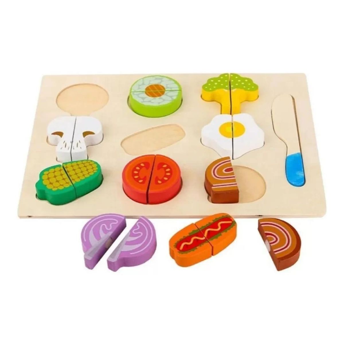 OEM - JUEGO SIMULACION FRUTAS Y VERDURAS MONTESSORI