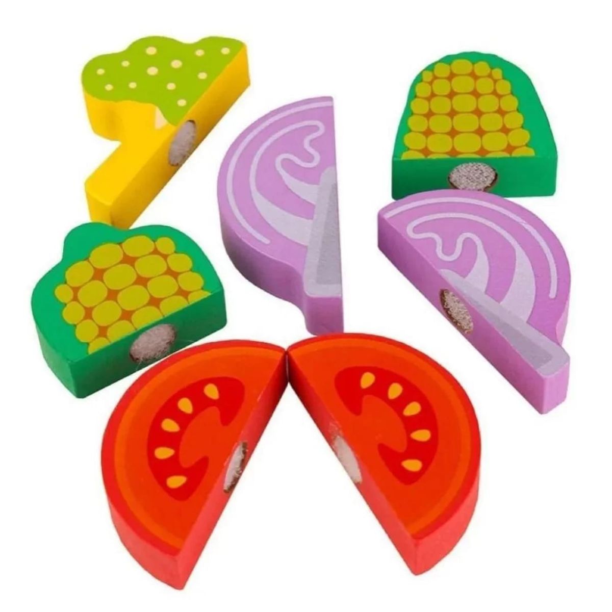 OEM - JUEGO SIMULACION FRUTAS Y VERDURAS MONTESSORI