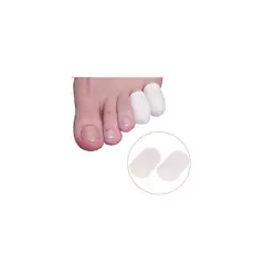 GENERICO - Par De Protector De Gel Suave Para Dedos Del Pies Y Dedal