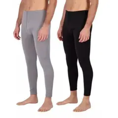 LOOK SHOP - Pack 2 Calzoncillos Largo Térmico Hombre Forro Interior Polar 615.