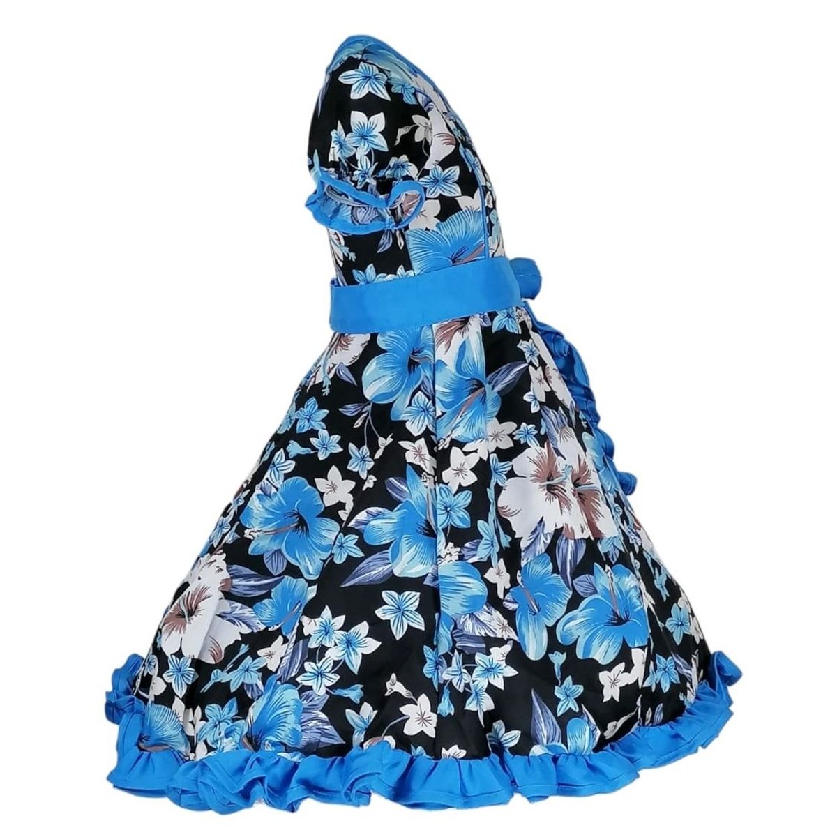 GENERICO - Vestidos Niña Huasa / Chinita Fiestas Patrias Talla 2 4 6 8