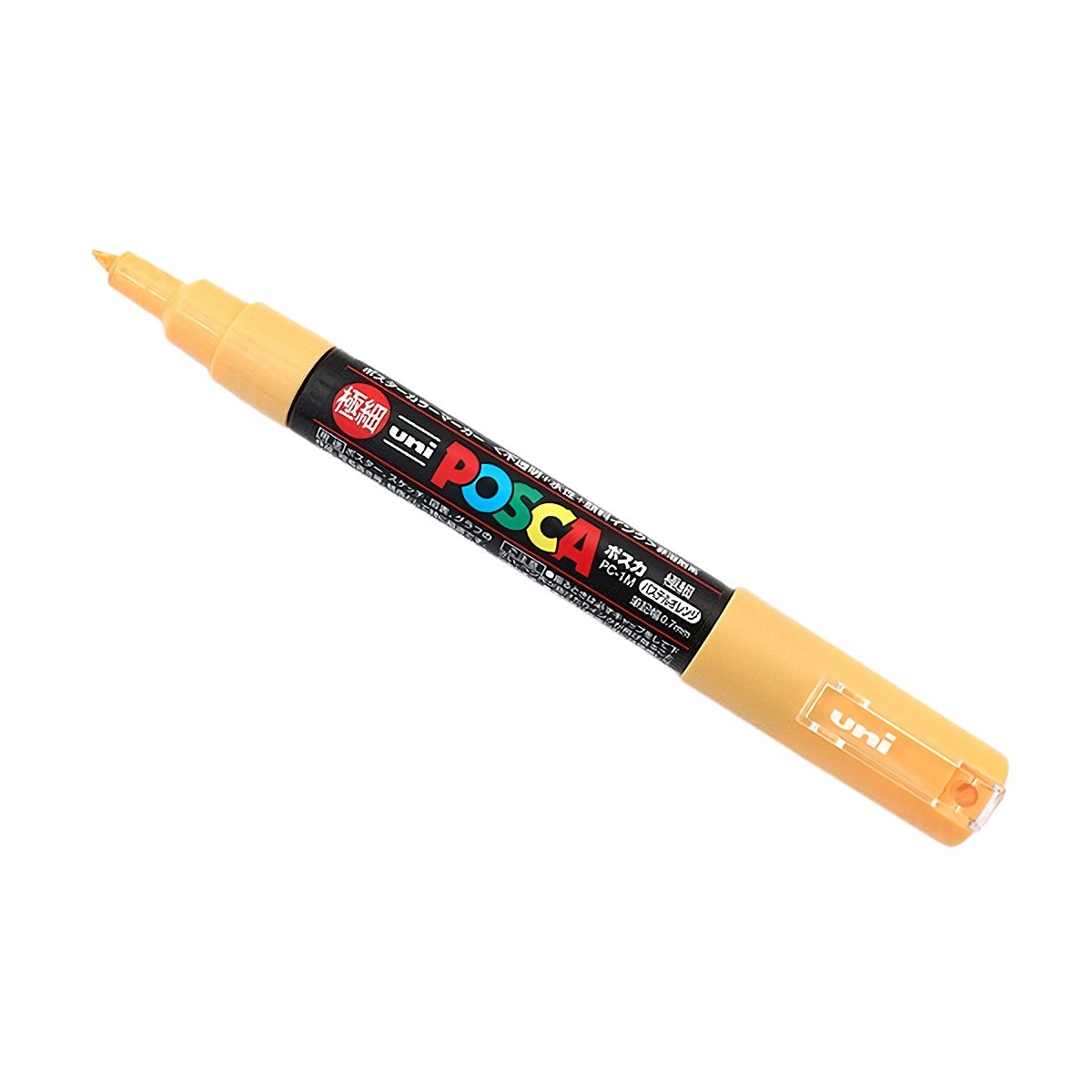 MITSUBISHI - Lapiz Posca Pc-1m Pastel Naranja Punta Fina 07mm Japones