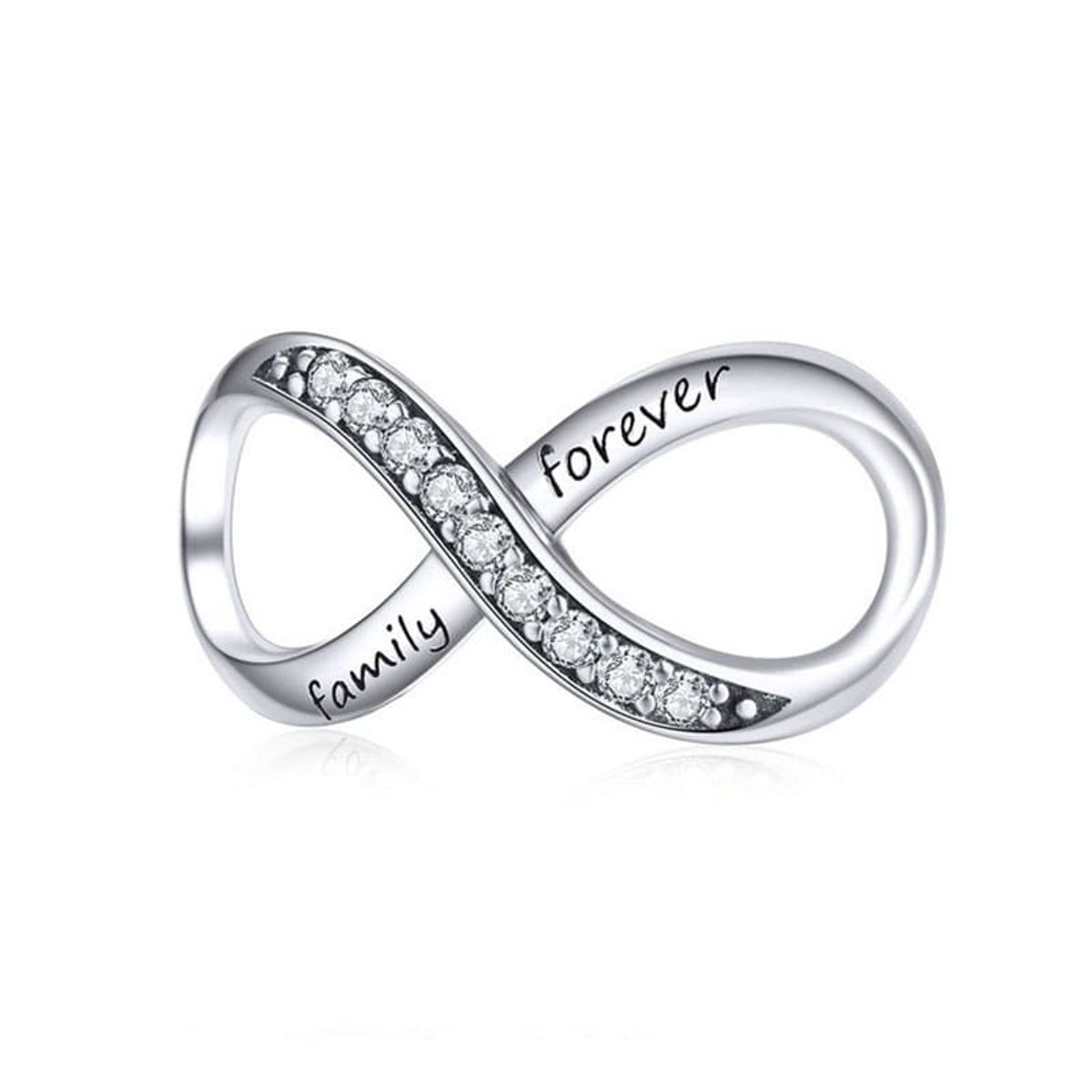 TODOJOYAS - Charm Dije Plata 925 Infinito Forever