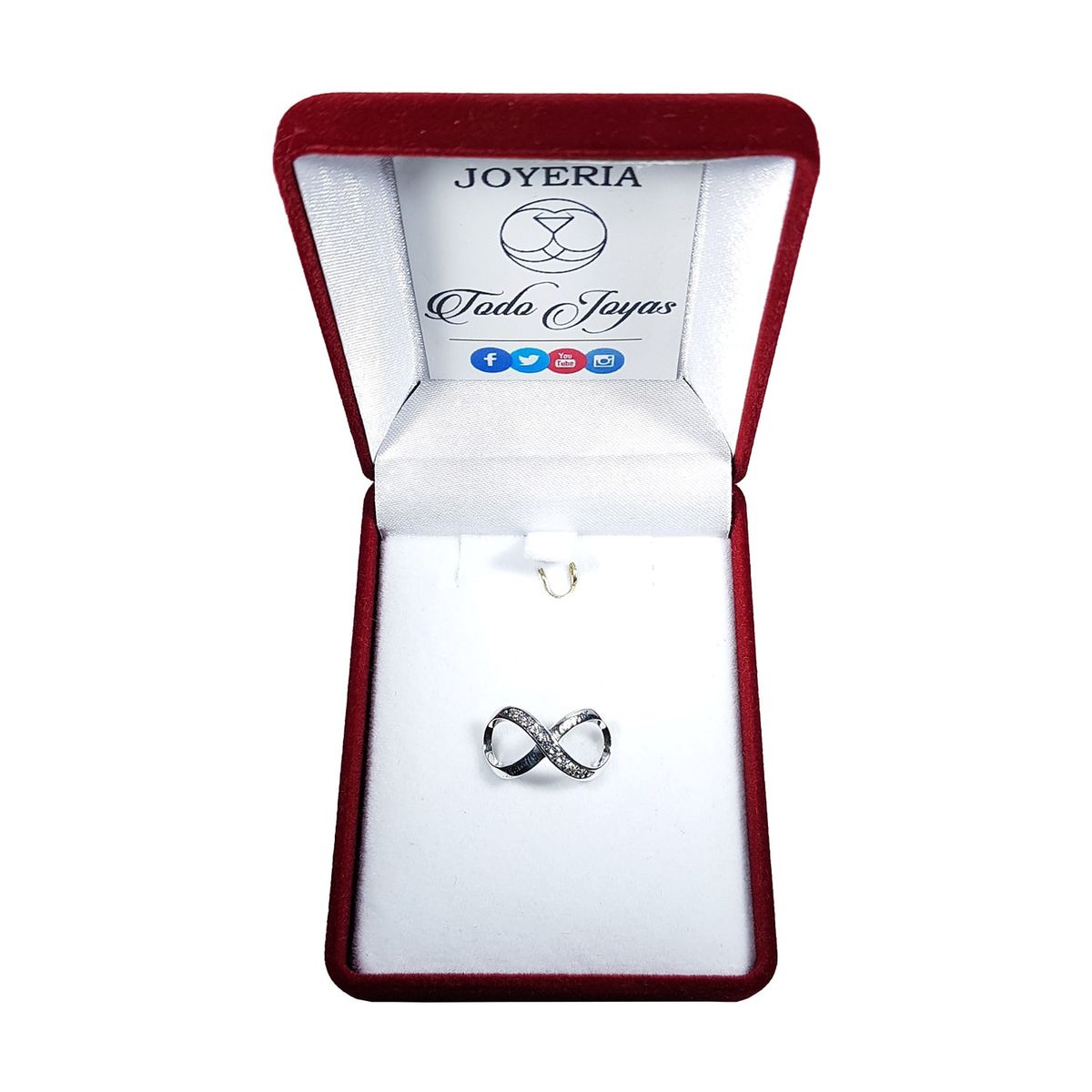 TODOJOYAS - Charm Dije Plata 925 Infinito Forever