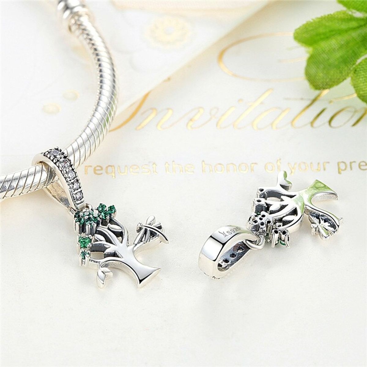 TODOJOYAS - Charm Dije Plata 925 Arbol 690