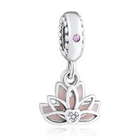 Charm Dije Plata 925 Flor de Loto