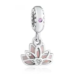 TODOJOYAS - Charm Dije Plata 925 Flor de Loto