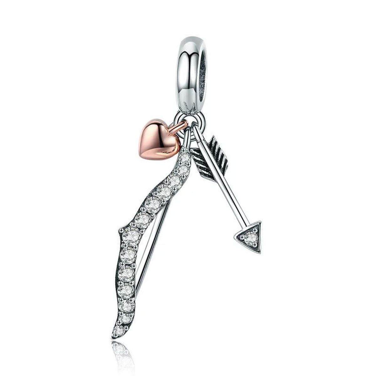 TODOJOYAS - Charm Dije Plata 925 Arco Y Flecha Cupido