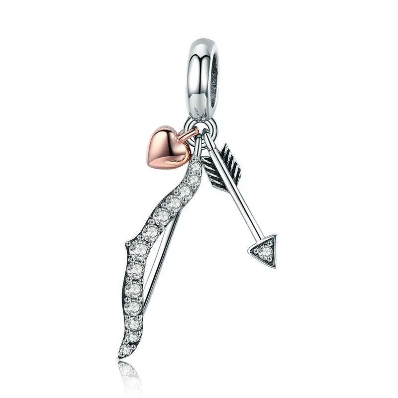 TODOJOYAS - Charm Dije Plata 925 Arco Y Flecha Cupido