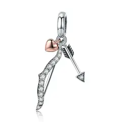 TODOJOYAS - Charm Dije Plata 925 Arco Y Flecha Cupido