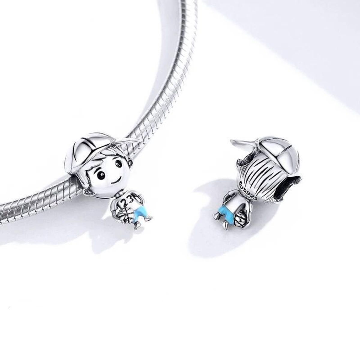TODOJOYAS - Charm Dije Plata 925 Niño 23 Basquetbol