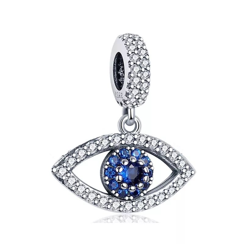 TODOJOYAS - Charm Dije Plata 925 Ojo Turco Colgante