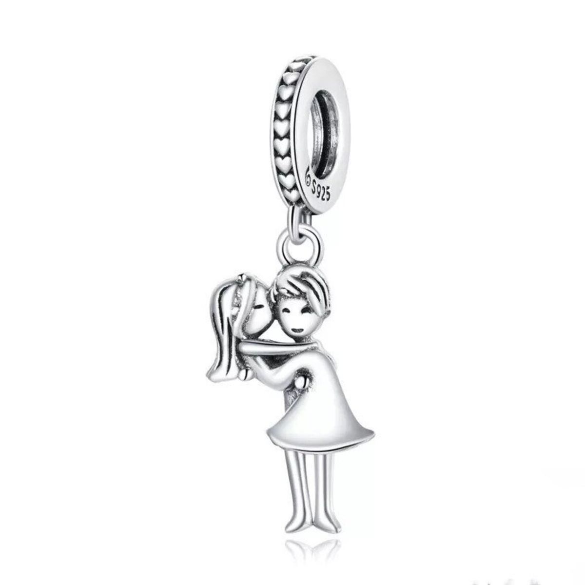 TODOJOYAS - Charm Dije Plata 925 Pareja Novios 3
