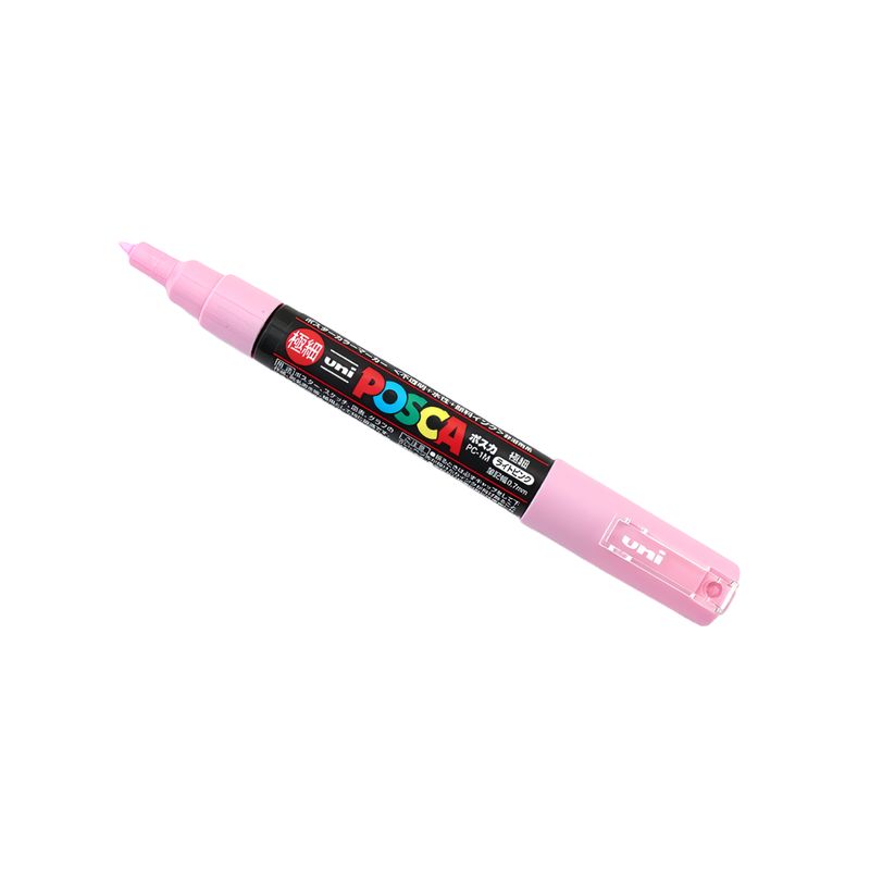 MITSUBISHI - Lapiz Posca Pc-1m Rosa Claro Punta Fina 07mm Japones