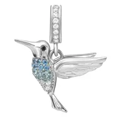 TODOJOYAS - Charm Dije Plata 925 Clibri Pajaro Ave Plateada