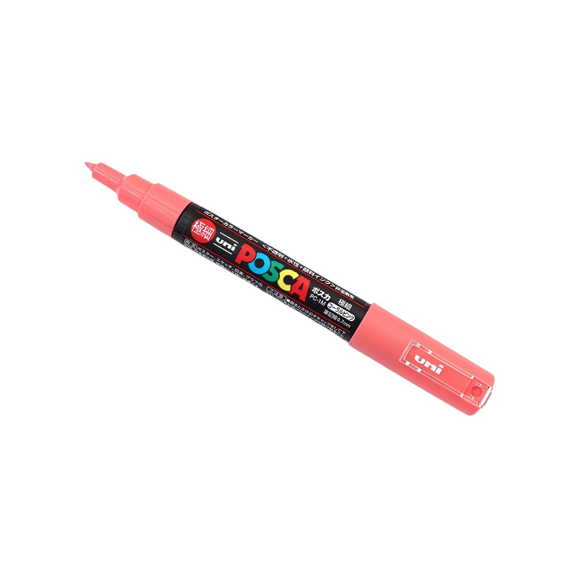UNI POSCA - Lapiz Posca Pc-1m Rosa Coral Punta Fina 07mm Japones