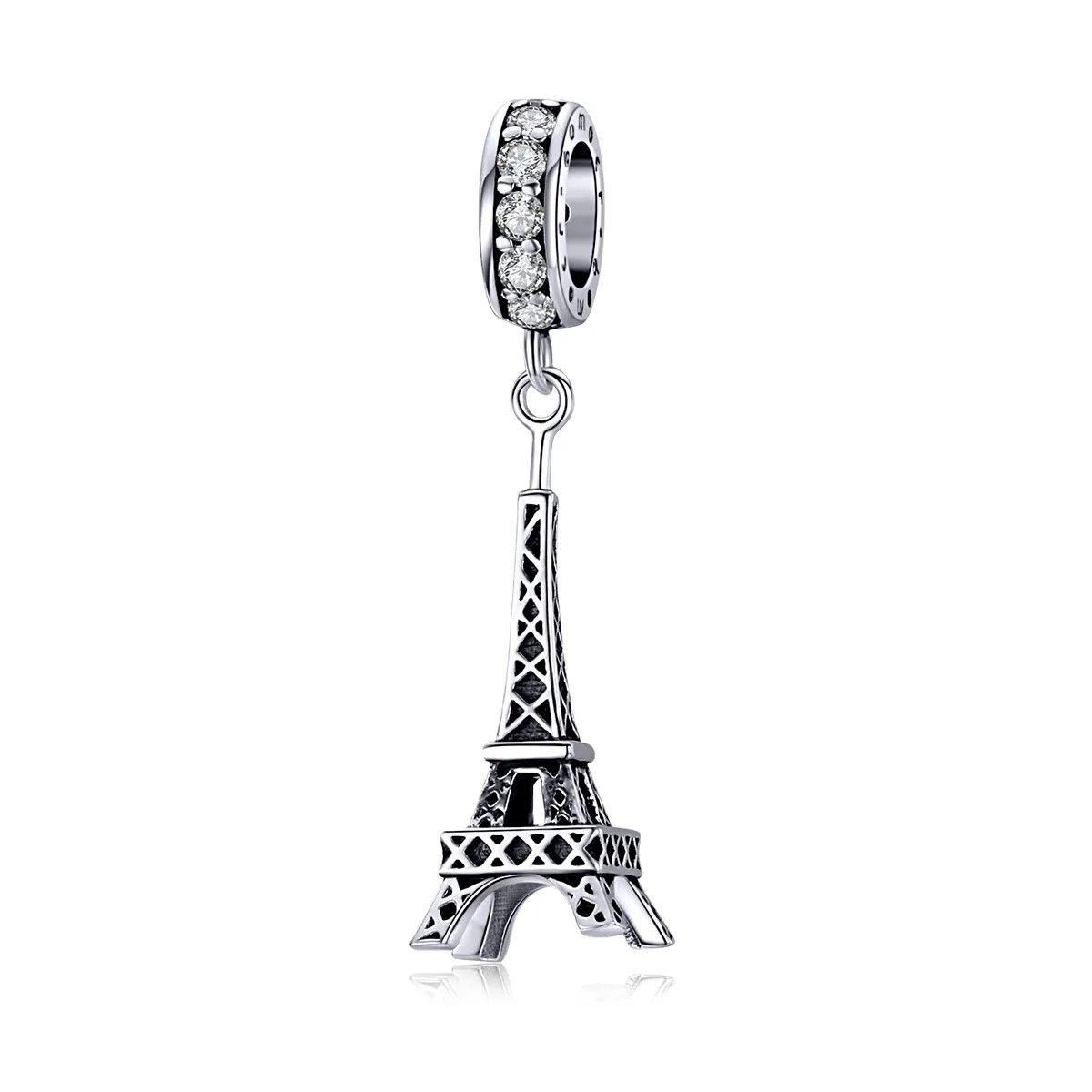 TODOJOYAS - Charm Dije Plata 925 Torre Eiffel Circones