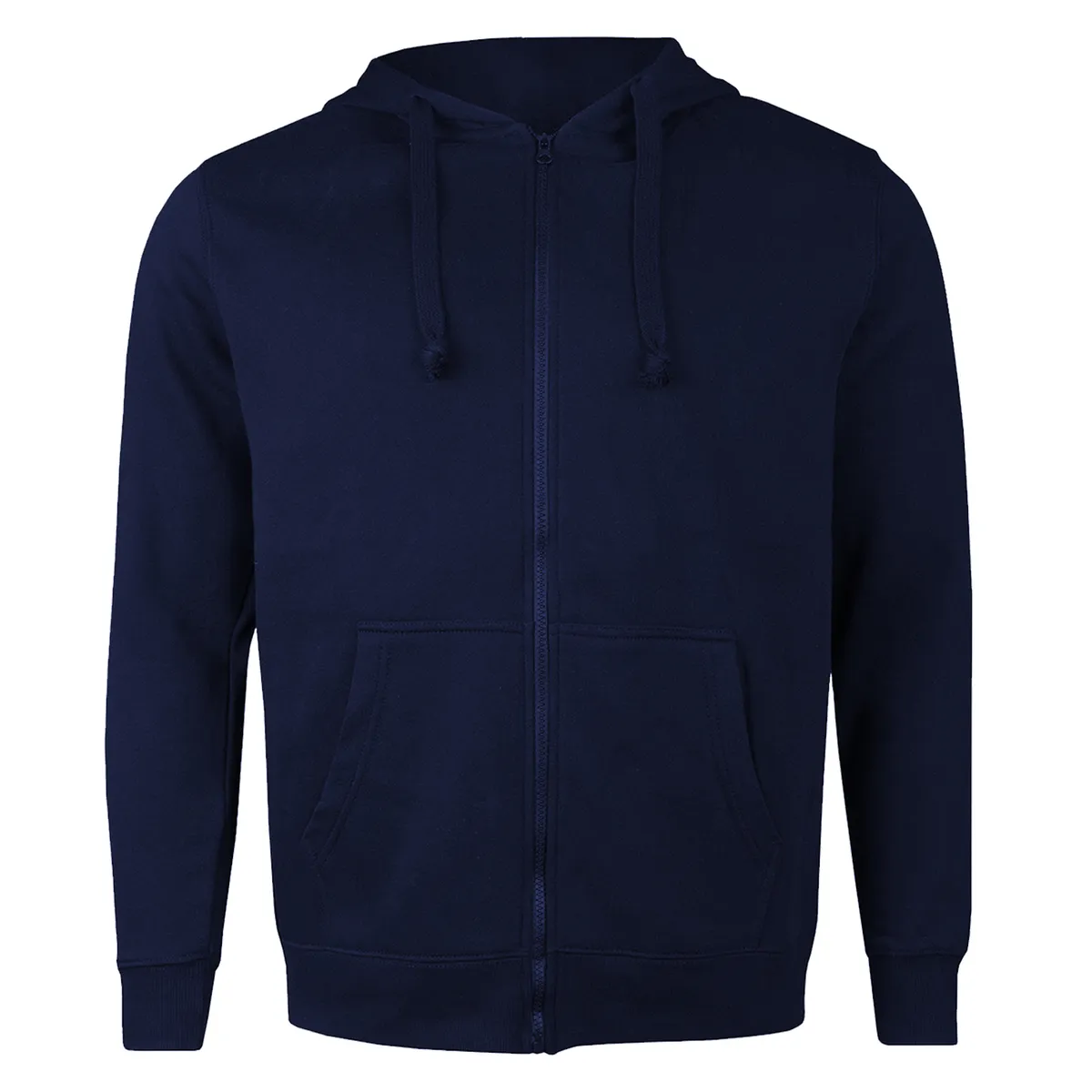ANDESLAND OUTDOOR APPAREL - Polerón Canguro Con Cierre Vulpes Azul Oscuro Unisex