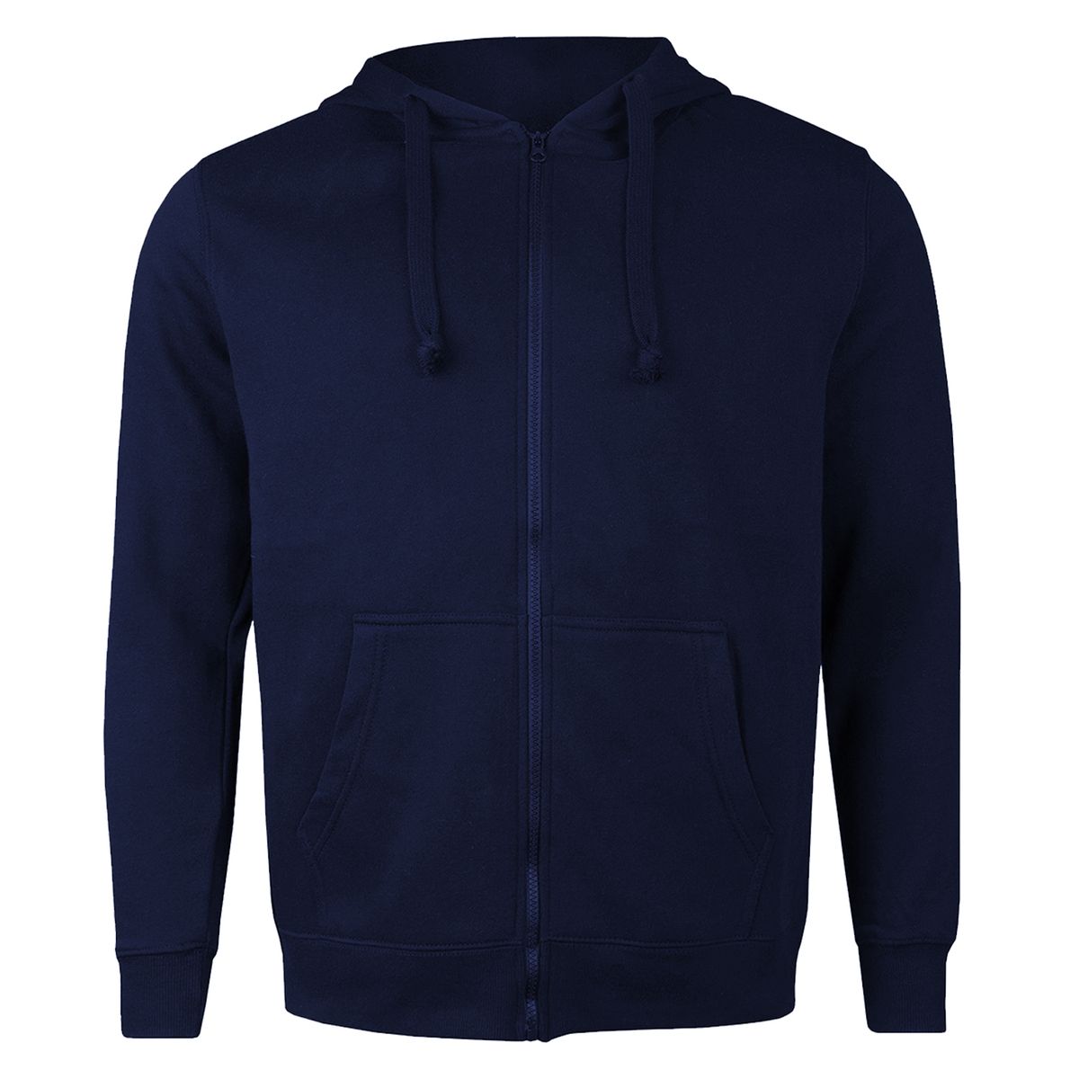 ANDESLAND OUTDOOR APPAREL - Polerón Canguro Con Cierre Vulpes Azul Oscuro Unisex