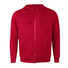 ANDESLAND OUTDOOR APPAREL - Poleron Canguro Con Cierre Rojo Unisex